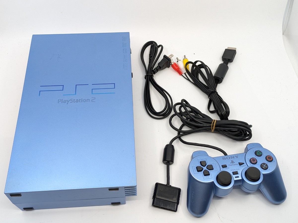 Buy Sony PlayStation 2 Spring Bundle Aqua Blue Console