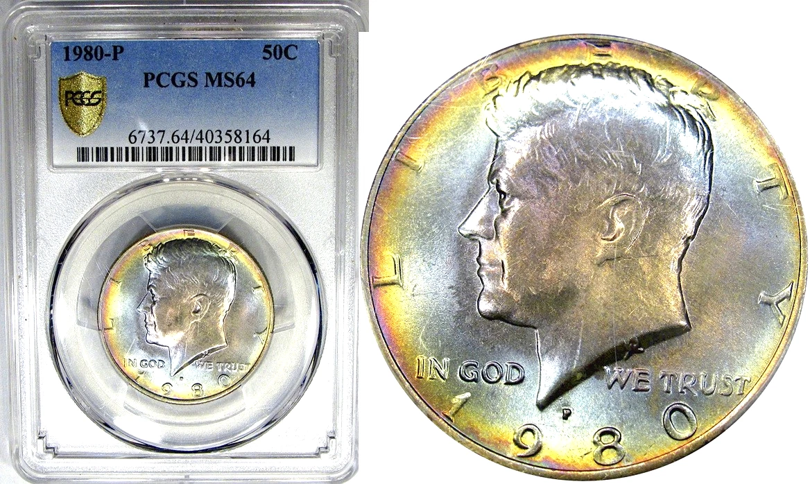 アメリカ 1964 PCGS MS64 Las mejores ofertas en Sin CIRCULAR certificado PCGS MS 64