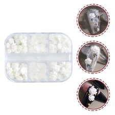 2 Boxes Nail Decoration Accessories Accessory Flower Design Charms for Art 3D