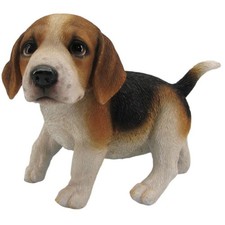 Dekofigur Beagle stehend 22 x 18 x 13 cm braun weiß schwarz  Dekofigur