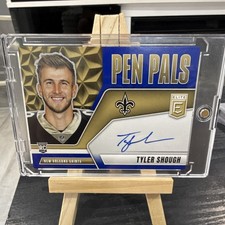 2025 Panini Donruss Elite Tyler Shough Pen Pals RC Auto PP-TSH Saints