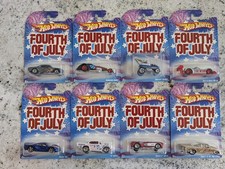 Hot Wheels 2008 Fourth Of July Set Of 8 Vairy 8 S-10 Pro Stock 57 Chevy Saleen