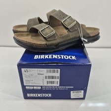 Birkenstock Arizona Rugged Oiled Leather Regular Fit Men's Casual Sandals, Faded