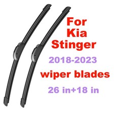 For Kia Stinger 2018-2023 Windshield Wiper Blades 26 In18 In All-season Front