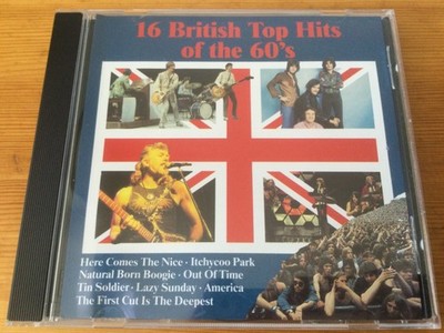 ''16 British Top Hits Of The 60's'' CD w/ SMALL FACES/JOHN MAYALL/FLEETWOOD MAC