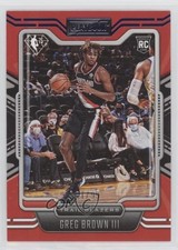 2021-22 Panini Chronicles Playbook Blue 51/99 Greg Brown III #271 00gy