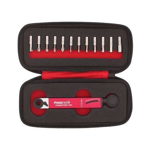 Prestacycle TorqRatchet PRO Deluxe Kit – 2–10Nm Torque Wrench & Ratchet