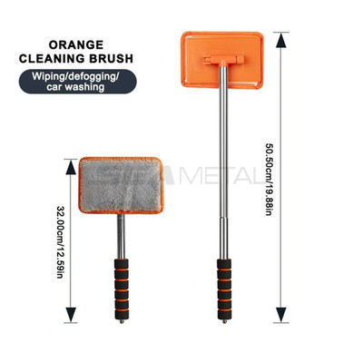 1pc Car Windshield Defogging Brush Telescopic Glass Cleaner Dust Remover - NEW