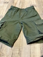 Boy Scouts of America Shorts Youth 14 Green Zip Off Convertible Cargo Shorts