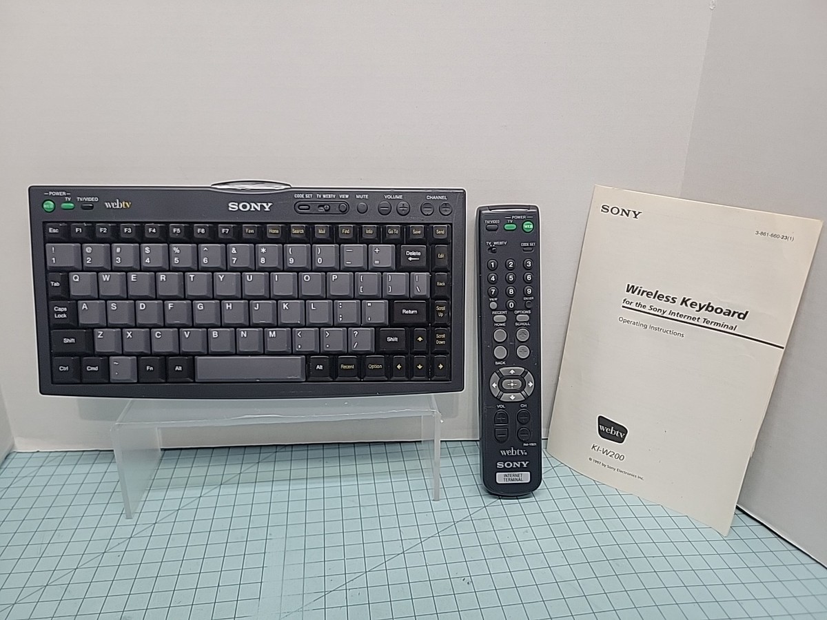 SONY VAIO ノート エンターテイメントベイ MD,FD,woofer Sony Webtv Keyboard SWK-8640 And Remote Control RM-Y801 | eBay