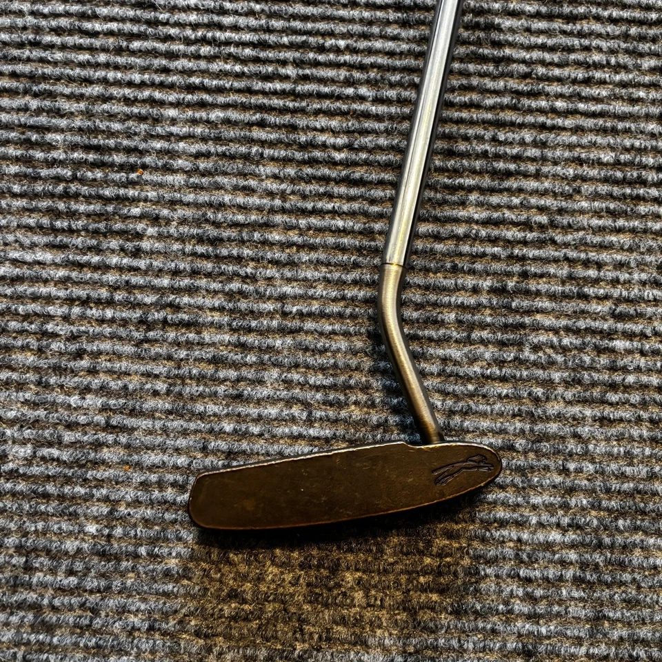 Slazenger Kirk Currie LBP1 Putter Right Handed RH Brass Blade EUC - Image 2 of 4