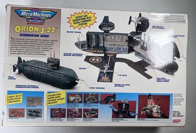 VTG 1998 Galoob Micro Machines Military Orion J-22 Submarine Base