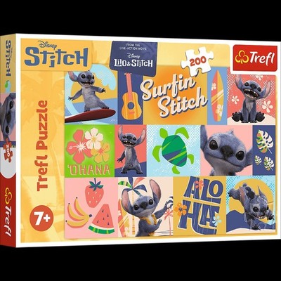 Puzzle Trefl 200 Teile Hawai Stitch Disney 