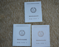 DDR  NVA  Wehrdienstausweis blanko