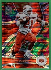 2023 Panini Chronicles Draft Picks Barry Sanders Spectra Prizm /99 #54