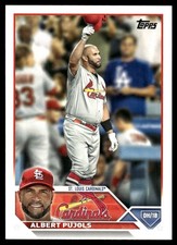 Albert Pujols 2023 Topps #5 Cardinals MLB READ FREE SHIPPING AutographDen