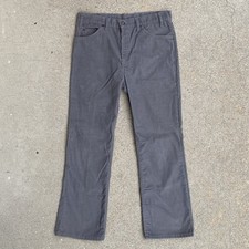 Vintage 80s Levis 517 Corduroy Bootcut Pants Mens 36x30 Gray USA 34x29