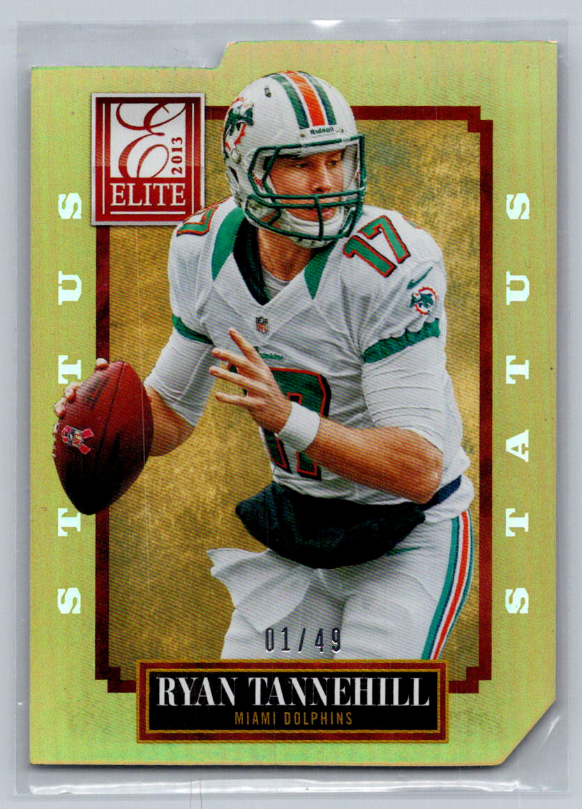 2013 Panini Elite Status Gold Refractor Die-Cut 01/49 Ryan Tannehill