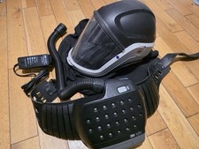3M Versaflo M400 Heavy Duty Helmet Adflo Leather Belt with shroud