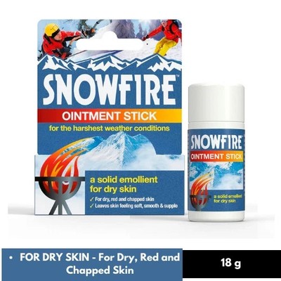Snowfire Salbenstift, natürlich, vegan, tierversuchsfrei, für trockene Haut, weichmachend 18g