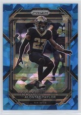 2022 Panini Prizm Rookies Blue Ice Prizm 78/99 Alontae Taylor #392 2h5