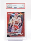 PATRICK MAHOMES II 2024 PANINI PRIZM RED WAVE CHIEFS /149 PSA 9 Q2293