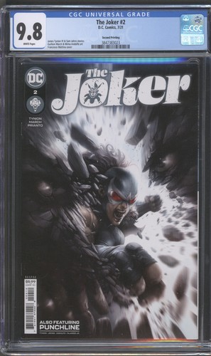 JOKER #2 - CGC 9.8 - FRANCESCO MATTINA 2ND PRINTING VARIANT - DC COMICS - 2021