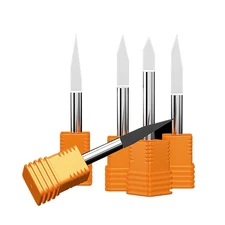 1/8" Shank Solid Carbide PCB Engraving Bit CNC Router Tool V-shape 0.1-0.5mm