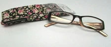 Foster Grant Sight Station Women's Reading Glasses Caity Blk/Pnk Choose Strength