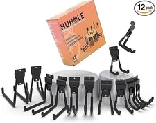 HUHOLE Slatwall Accessories, Multi Sizes Slatwall Hooks, Slat Wall Accessory,...