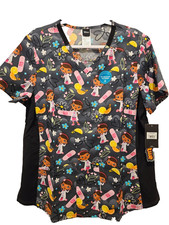 Doc McStuffins  Cherokee Scrubs  Tooniforms  Disney V Neck Top  Size XL