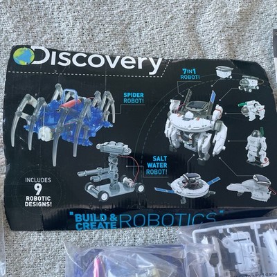 Discovery Build Create Robotics Kit 9 Designs!  No Box- Most Items Still Sealed