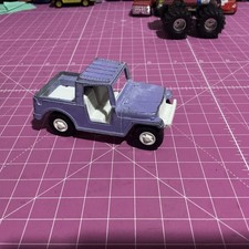 VINTAGE JEEP TRUCK TOOTSIE TOY “PURPLE “ 1960's MADE IN USA - BR351