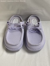 Hey Dude Wendy Slip Mono Lilac Mesh Mule Slip On Shoes Women's Size 7