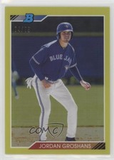 2020 Bowman Heritage Chrome Prospects Yellow Refractor 74/75 Jordan Groshans fm0