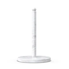 African Natural Marble Paper Towel Holder Countertop Genuine Stone Stand