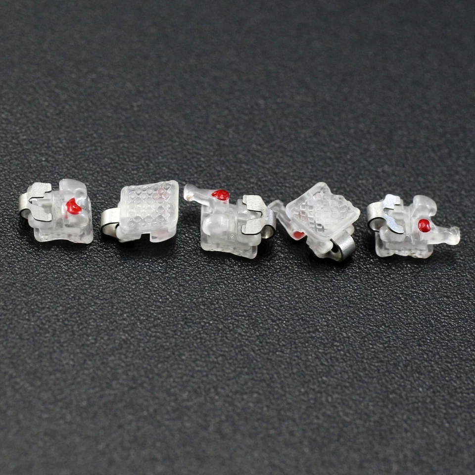 10 Juegos de Brackets Dentales Autoligables Cerámica Ortodoncia Roth 022 345 Empower Foto 4 de 4