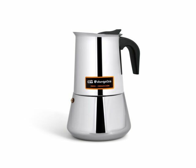 Orbegozo KFI 460 Cafetera Italiana 4 Tazas - Negro/Inox Pulido Espejo |  Compra online en eBay