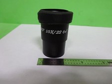 MICROSCOPE PART EYEPIECE OCULAR AMSCOPE WF 10X/22 NEW OPTICS AS IS BIN 72-M-11