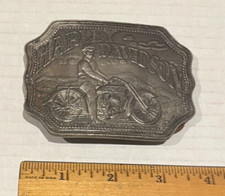Rare 1978 VTG Harley Davidson Motorcycle Belt Buckle Great American Buckle 603
