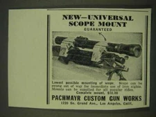 1939 Pachmayr Universal Scope Mount Ad