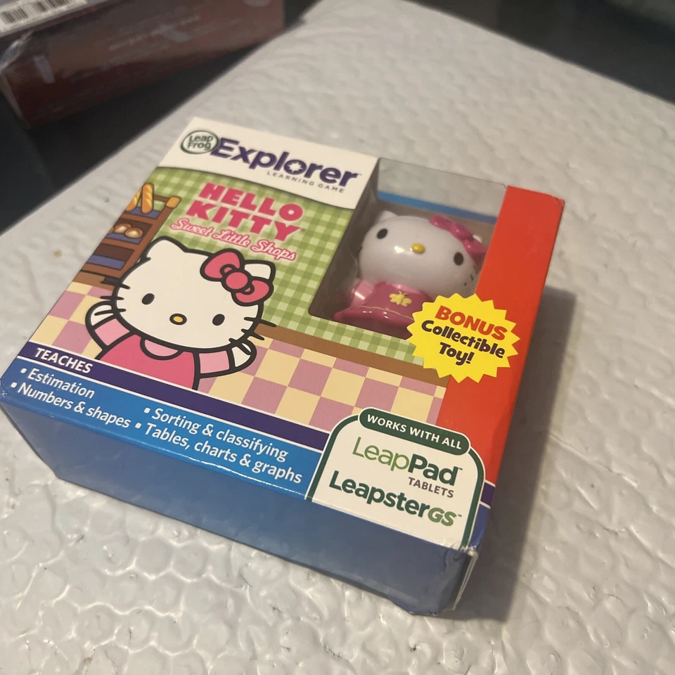 Leap Frog Explorer HELLO KITTY bonus toy  LeapPad Leapster GS New damaged box - Image 3 of 3