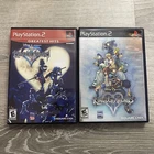 Kingdom Hearts 1 &2 Shiny/Holo First Print, PS2 CIB Black Label Complete Lot🔥