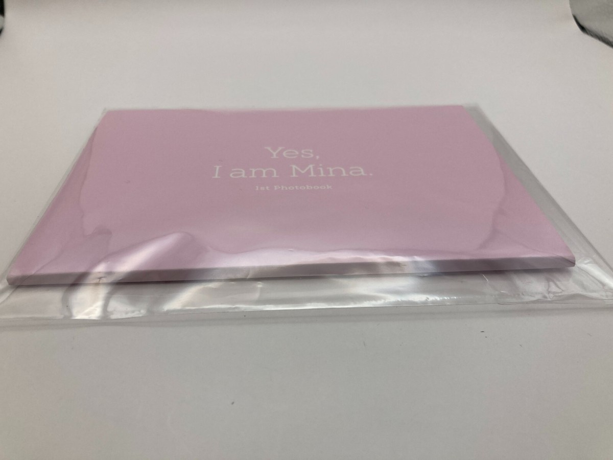 TWICE MINA 1st Photobook Yes, I am MINA Pink Ver 2 card with
