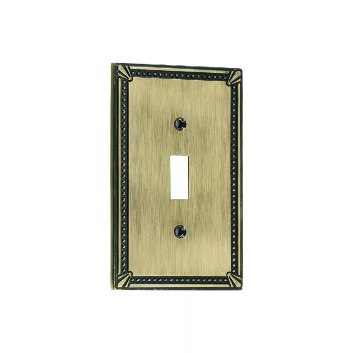 Wall Light Switch Plate Toggle Cover Decorative Antique Gold ...