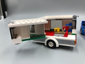 Lego City: Car & Caravan, 60117, Complete w/Manuals & NEW Sticker Sheet