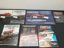 6 Vintage 1981 AMC RAMBLER ADS Original Print Ad EAGLE CONCORD
