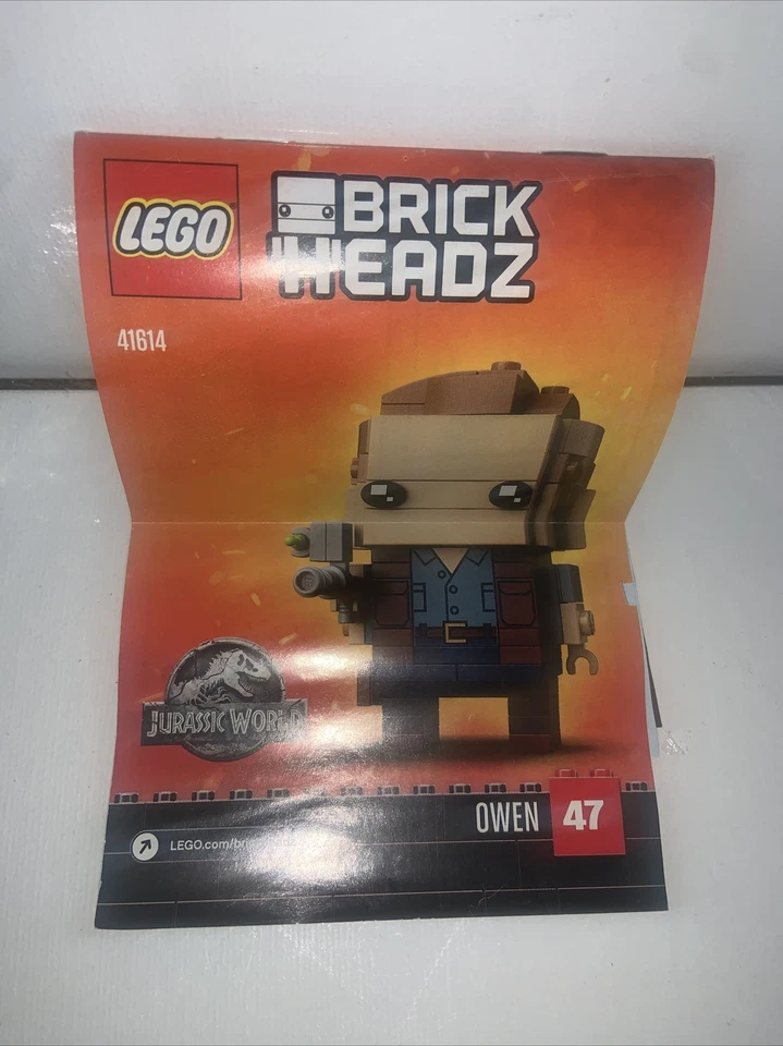 LEGO 41614 BrickHeadz Jurassic World Owen retirado sellado (sin caja) Foto 3 de 3