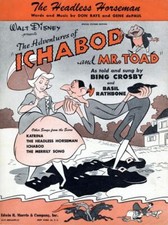 1949 Walt Disney The Adventures Of Ichabod & Mr. Toad Headless Horseman 🎃🐴🎃