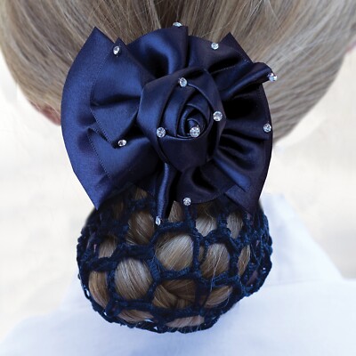 Equetech Dressurrosette Bogenclip & Netz - Reiten - 3 Farben